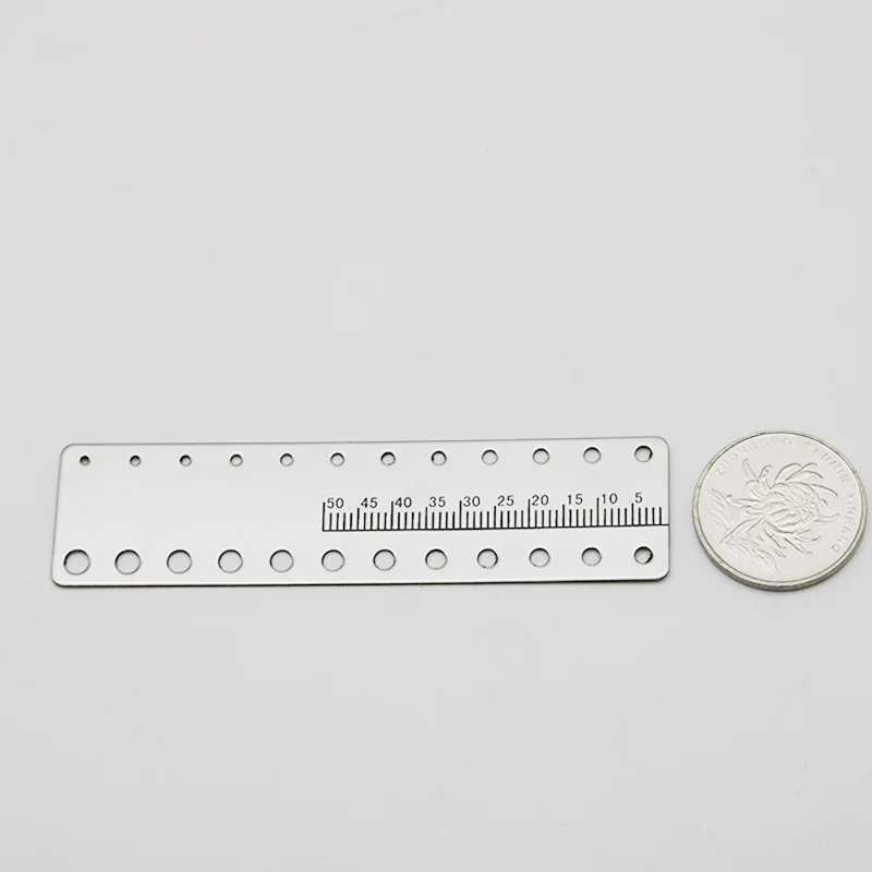 1 PC High Quality Dental Instrument Stainless Steel Endo Ruler Span Measure Scale Endodontic Dental Material (4)