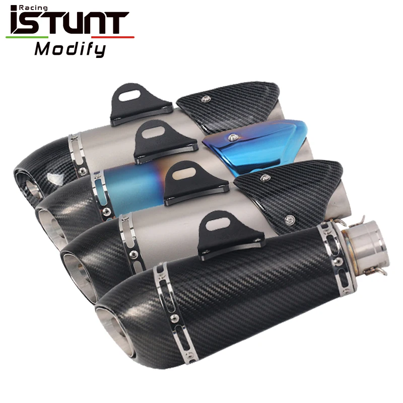 Universal Motorcycle Yoshimura Exhaust Pipe Escape Modified Carbon