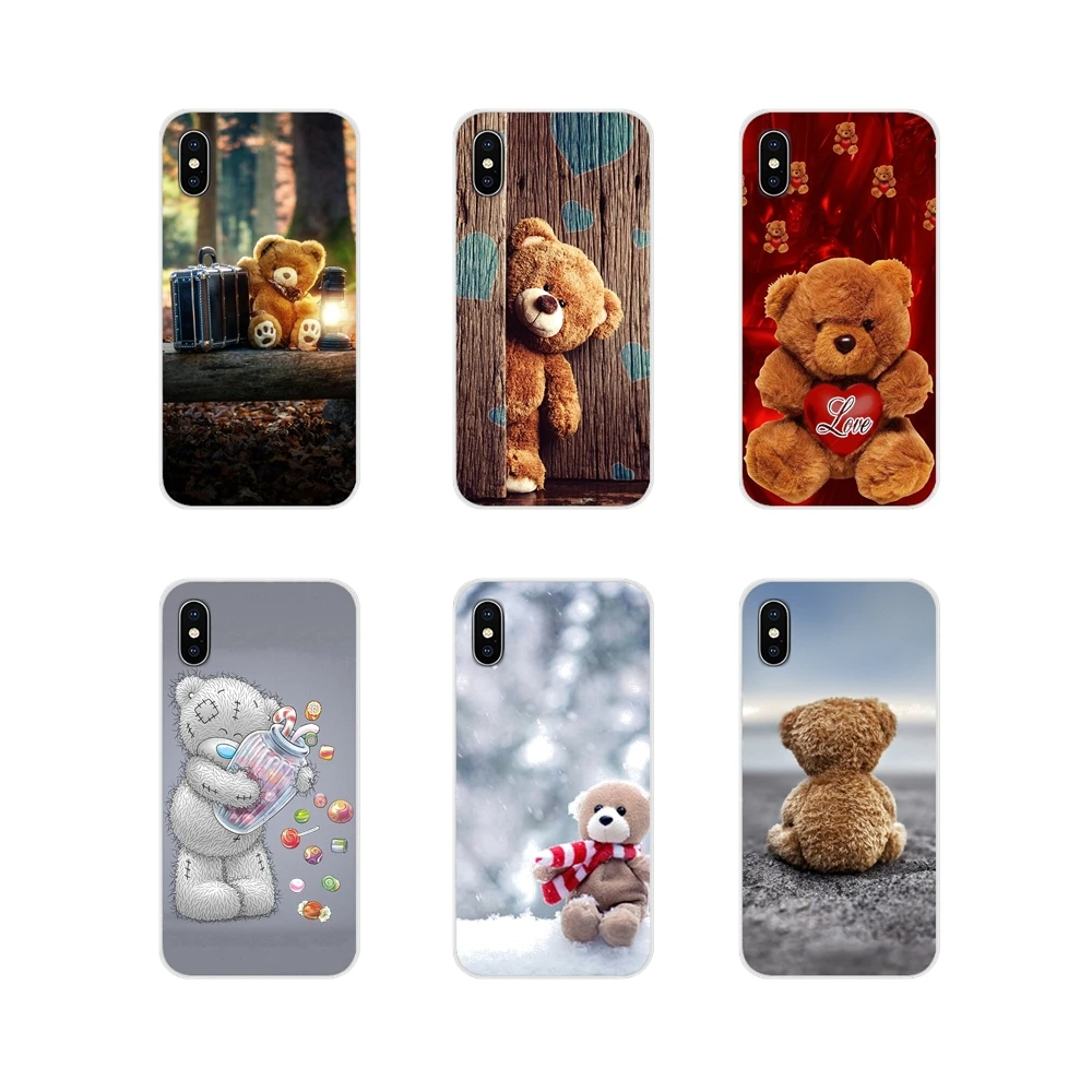 Аксессуары чехлы для телефонов Apple iPhone X XR XS 11Pro MAX 4S 5C SE 6S 7 8 Plus ipod touch 5 6 Teddy Bear |