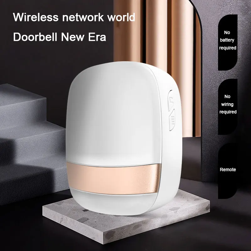 

B911 Doorbell Push Button Remote Control 1 Gang 1 Way Waterproof Intelligent No Battery Wireless Self-powered Switch Smart Life