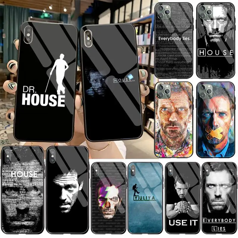 

HPCHCJHM Olga in the style of Dr. House Phone Case Tempered Glass For iPhone 11 Pro XR XS MAX 8 X 7 6S 6 Plus SE 2020 case