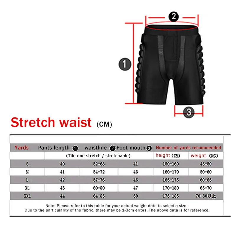 Спорт на открытом воздухе лыжный кататься на коньках для катания на сноуборде Защита шорты Лыжная защита Катание на коньках Защитный Хип Мягкий штаны S-3XL спортивная одежда