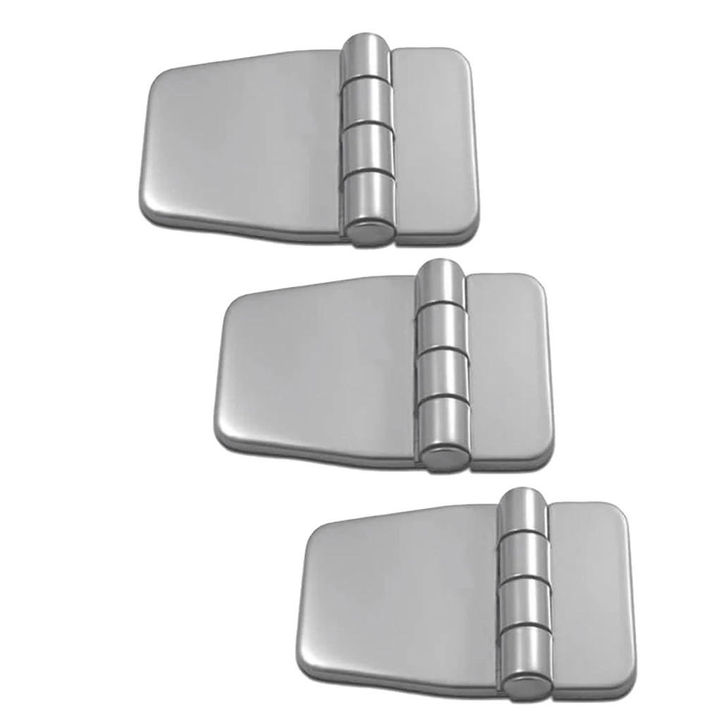 3 Pcs. Universal Stainless Steel Hinge Door Hinge With Cover For