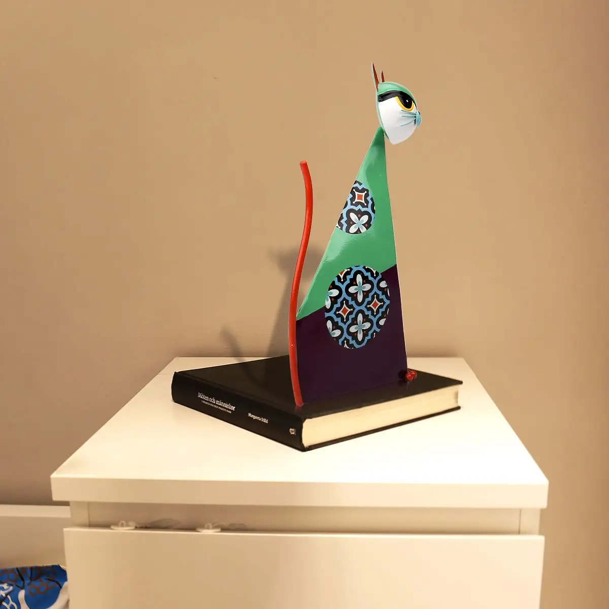 

Fortune Cat Sculpture Metal sculptrue Iron sculpture Abstract sculpture Crafting Home furnishing articles Decoration Art