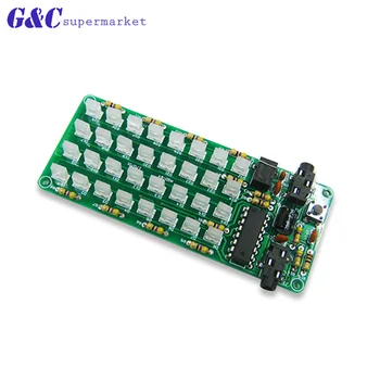 

8*4 Level Indicator Kit SMD Soldering Practice Board Audio Spectrum Indicator Electronic Production Parts diy electronics