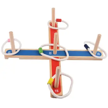 

Gadgets GARDEN/OUTDOOR ROPE WOODEN PEGS THROWING GAME Family Pegs And Rope Game