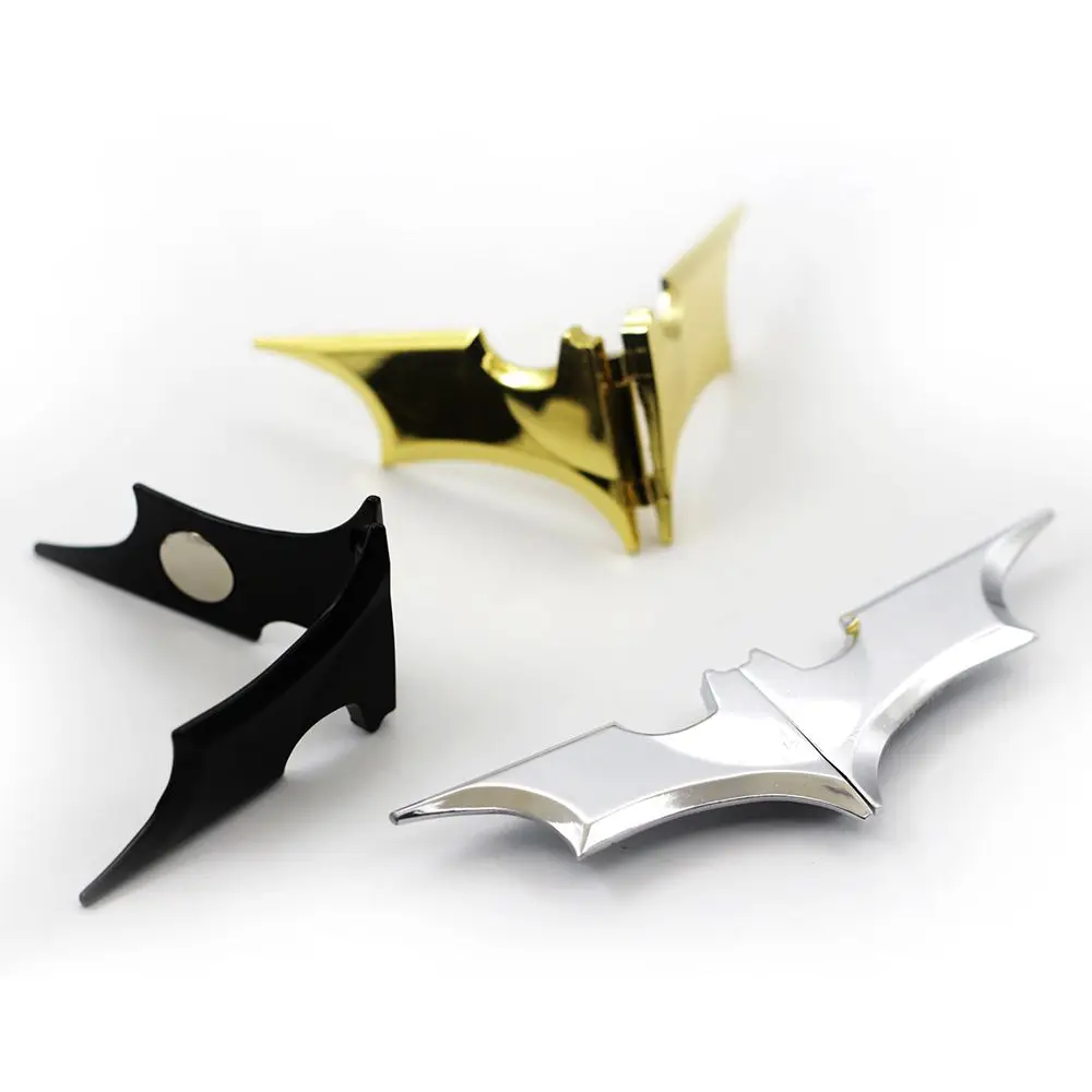 Popular Mens Stainless Steel Batwing Bat Slim ID Cash Money Clip Holder Magnetic ID Holder Fashion Wallet for Men Women Wallet ﻿ 4