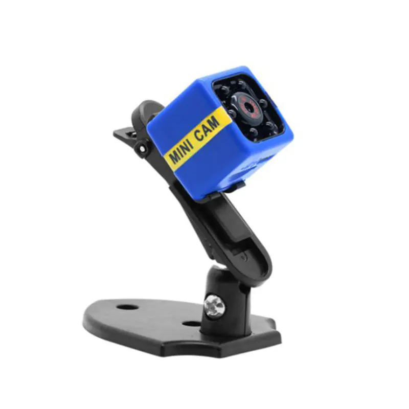 Мини-камера HD для занятий спортом на открытом воздухе, воздушная DV мини-камера, микро видеокамера, рекордер ночного видения, камера 1080P - Цвет: Синий