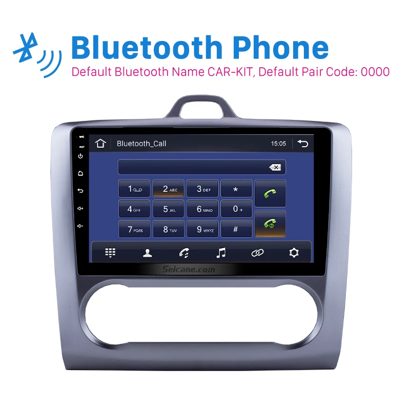 Seicane Автомобильный GPS навигатор Android 10 0 9 &quotдля 2004 2005 2006 2007 2008 2009 2010 2011 Ford Focus Exi AT Mirror