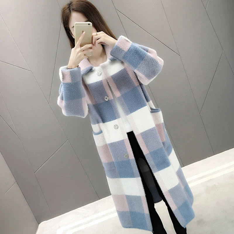 

2019 Autumn Winter Women Warm Teddy Long coat Long Sleeve Velet coat Tops Oversize Outwear Coats With Pockets
