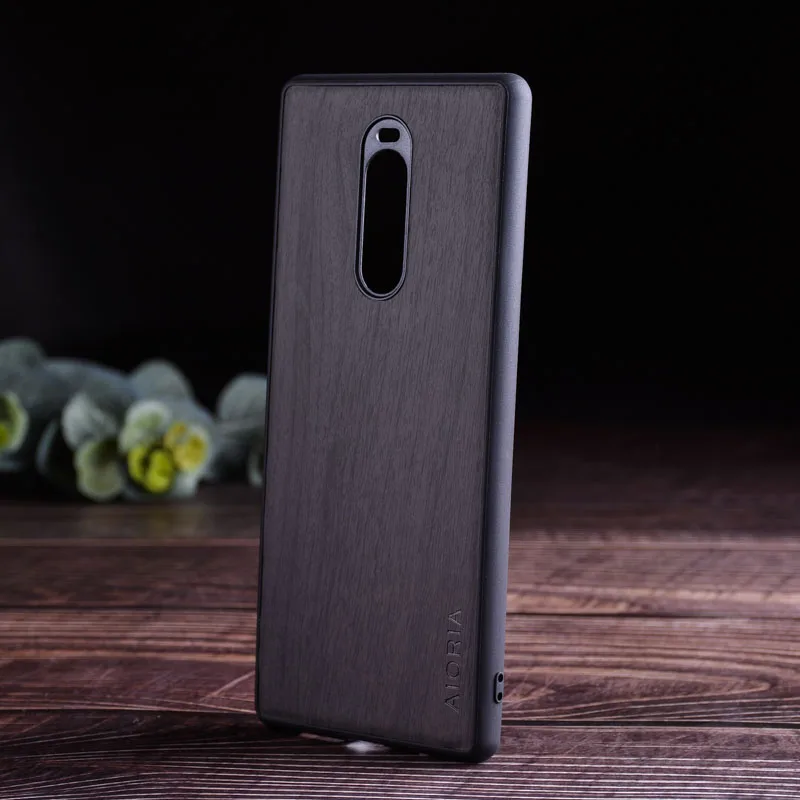 Чехол под дерево для Sony Xperia XZ3 XZ4 мягкие ТПУ силикон жесткие поликарбонат и