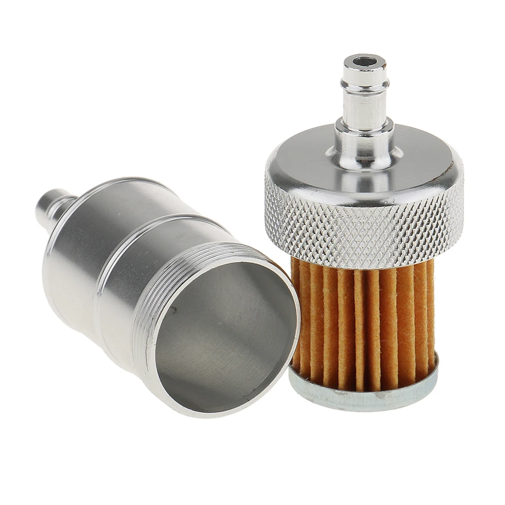 1x Universal Motorcycle Pit Dirt Bike ATV Quad Inline Fuel Gas Filter 1/4 Inch 6mm