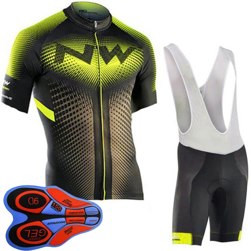 Northwave одежда для велоспорта Pro Team велосипед Джерси набор MTB Униформа мужские велосипедные комплекты Триатлон велосипед короткий рукав комплект S132