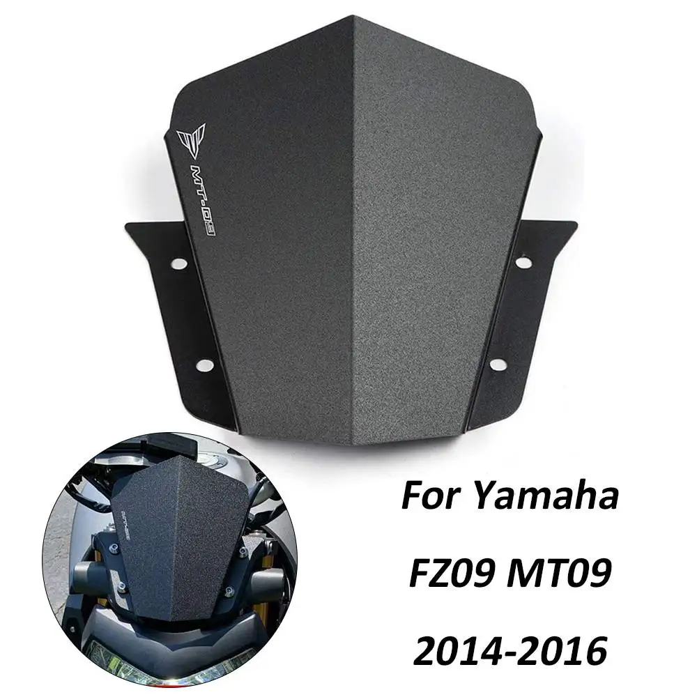 Ветровой спойлер защита от ветра подходит для Yamaha FZ09 FZ 09 MT09 MT 2014 2015 2016 ветровое стекло мотоцикла| |