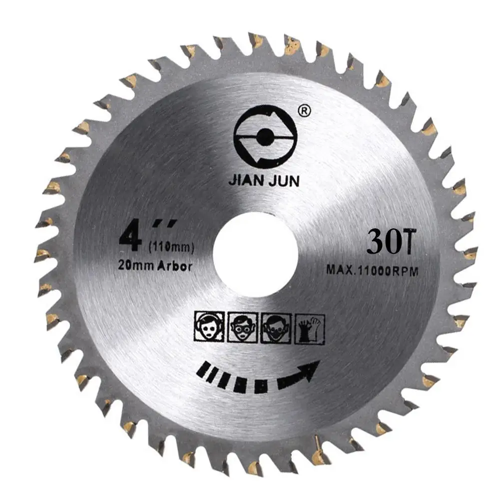 

4 Inch 30T/40T Circular Sawing Blades Wood Cutting Round Discs Hard Alloy Steel Circular Sawing Blade For Grinder Cutter
