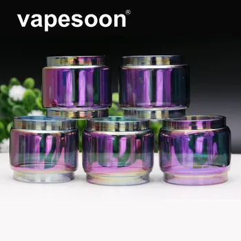 

2pcs vapesoon Replacement Rainbow bubble Glass Tube For Diamond tank 2ml Capacity 25mm Atomizer Fast Shipping