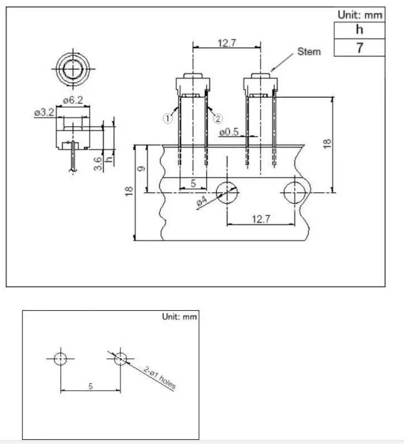 50 шт./лот переключатель Пресс кнопка переключения клавиш Такт 6x6x7 2pin Белый Кнопка