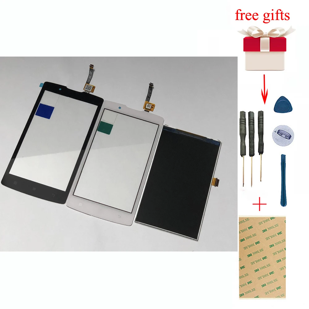 

White / Black for Lenovo A2010 Angus 2 Front Touch Screen Sensor Glass Sensor + LCD Display Screen Panel Monitor Module