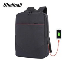 USB сумка для ноутбука Macbook Air Чехол женские и мужские рюкзаки школьный ПК ноутбук компьютерные сумки