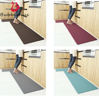 

Bubble Kiss Modern Kitchen Carpet Home PVC Material Solid Color Doormat Absorbent Non-Slip Bathroom Mat Erasable Room Floor Rug