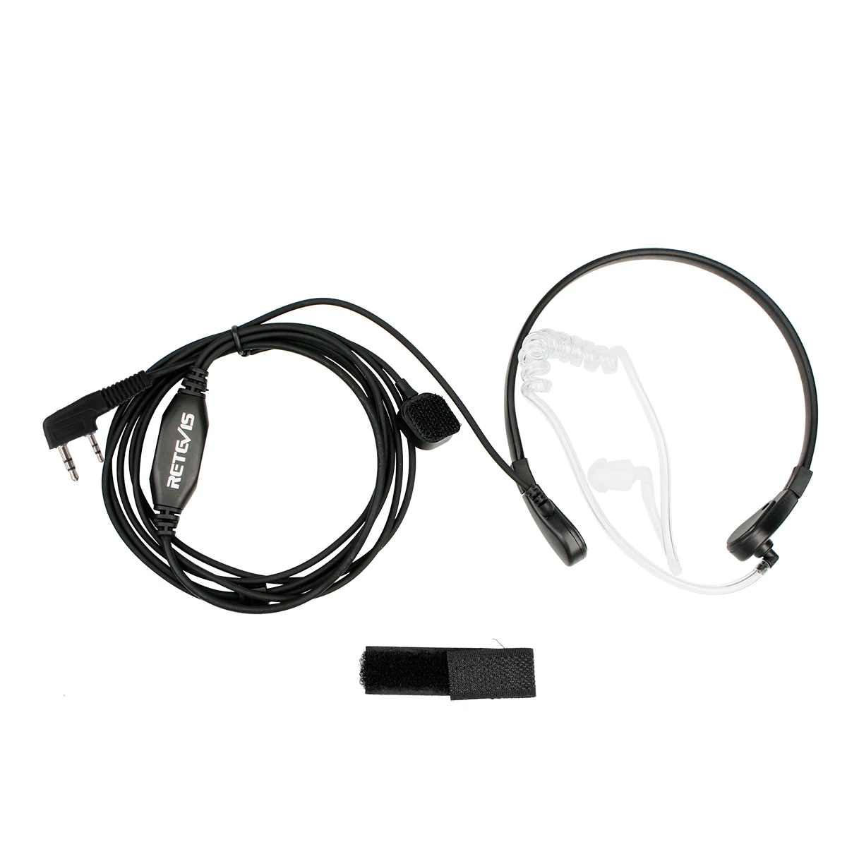 Горло микрофон скрытый Акустическая трубка наушник PTT для Kenwood радио RETEVIS QUANSHENG WOUXUN TYT BAOFENG UV5R 888S черный