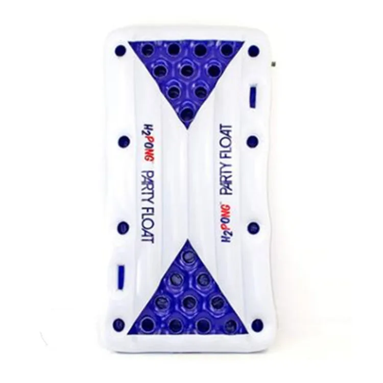 

PVC Air Mattress Inflatable Game Floating Row chong qi bei Hole Floating Row Floating Deck Chair Ping Pong Game Floating Row