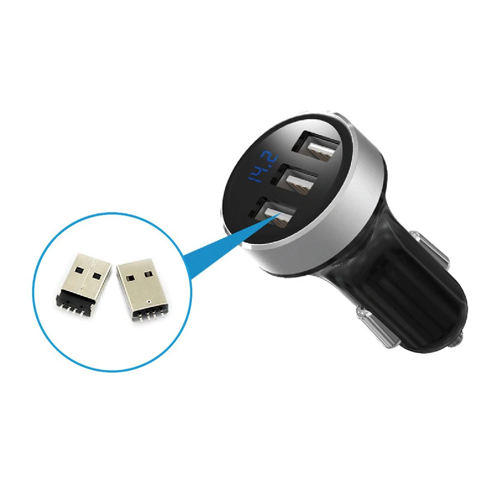 Автомобильное зарядное устройство AP03 универсальное 3 usb порта быстрая зарядка автомобильное зарядное устройство для телефона