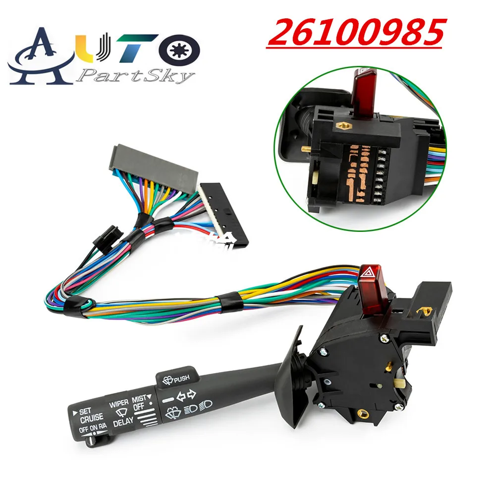 

26100985 New for Chevy Tahoe Suburban Blazer for GMC Multi-Function Combination Turn Wiper Switch 26097019 26036312 629-00151