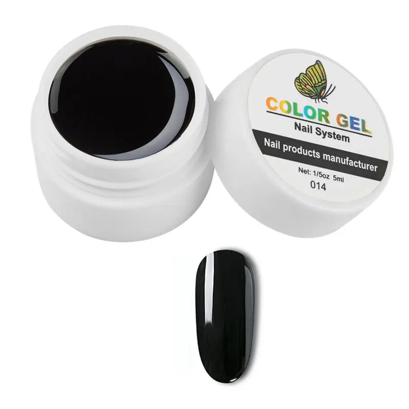 Color Gel 014 Строительный гель для наращивания ногтей, УФ/светодиодный гель-грунтовка, основа для маникюра, верхний гель, Полупостоянный УФ-гель для ногтей, геллак - Цвет: Color Gel 014