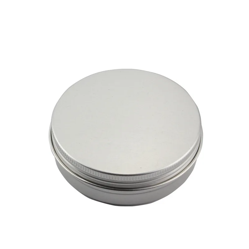 10pcs 120g Refillable Silver Container Aluminum can Empty Cosmetic Box Jar Tin Makeup Cream Lip Balm coffee tea packaging | Дом и сад