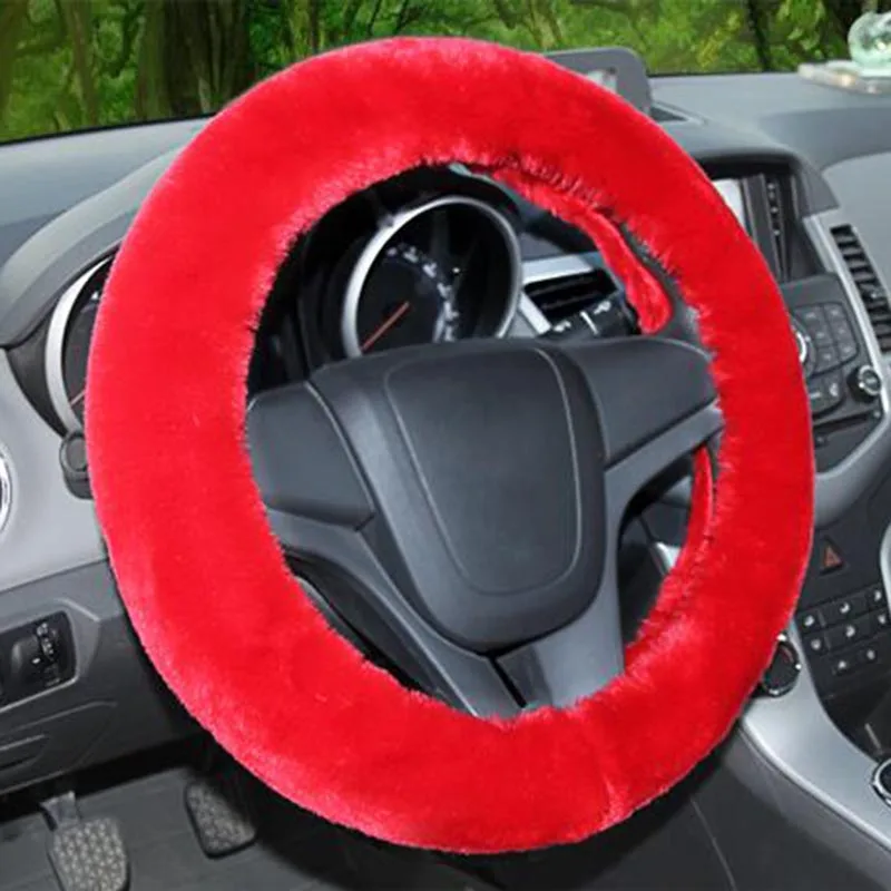 Red Защита колеса автомобиля, шерстяное эластичное покрытие, ручной тормоз, автомобильный бампер Universial - Название цвета: Red