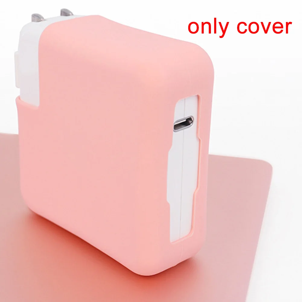 

Laptop Charger Silicone Cover Organizer Protectors Dustproof Laptop Sleeves Adapter Protective Case For MacBook Adapter