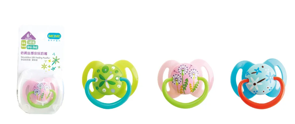 

ImeIme Imitated Silk Fabric Sense Pacifier Pacifier 3rd Stage Im8409