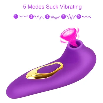 11cm Sucking Vibrator For Women Nipple Clitoris Sucker Vaginal Anal Toys Sex Product Female Masturbator Erotic Pocket Size Goods 4