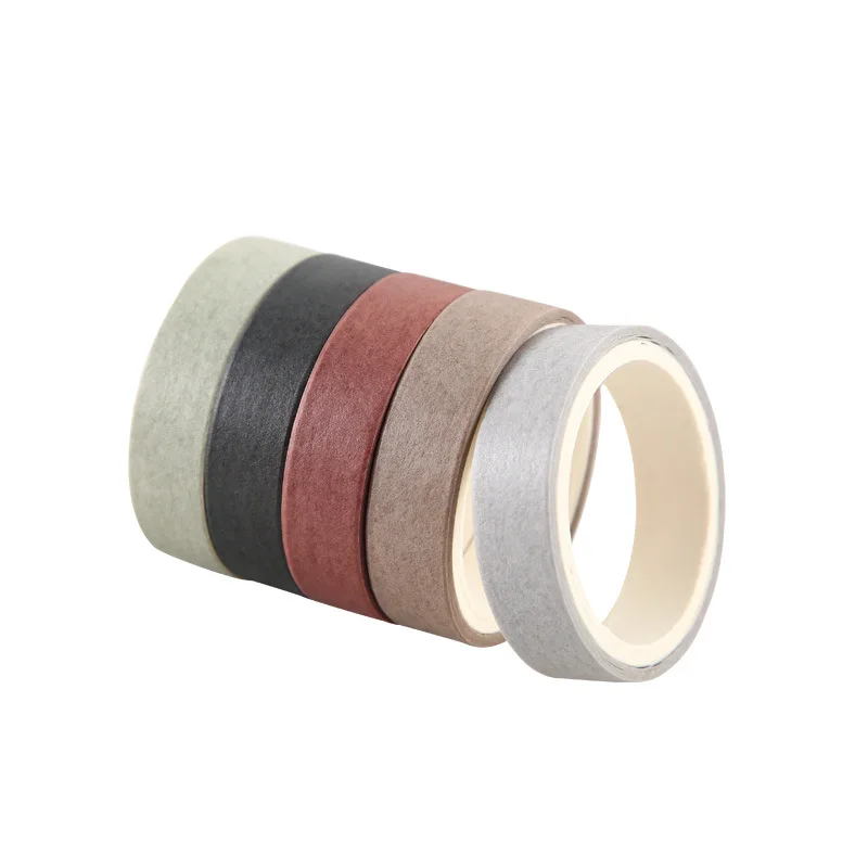 5 шт./лот осенняя Радужная маскирующая васи лента набор ремесел и скрапбукинга