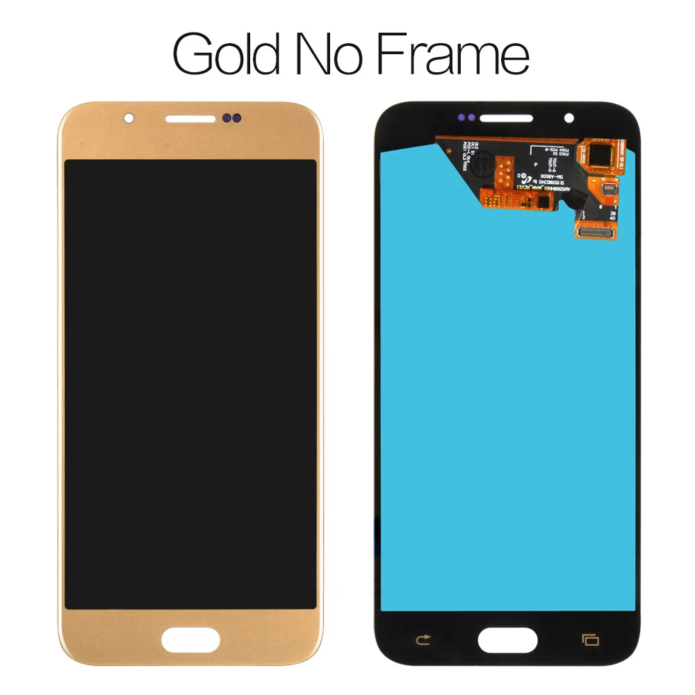 TFT/OLED экран совместимый для samsung A8 A8000 A800 A800F ЖК-дисплей кодирующий преобразователь сенсорного экрана в сборе запасные части - Цвет: Oled Gold