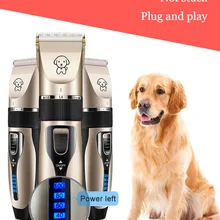 Clipper Display-Battery Hair-Trimmer Pets Dogs Professional Rechargeable No for USB Low-Noise