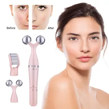

electric Vibration Roller eye Massager relax Anti-aging Wrinkle Face Care Skin Removal Instrument Device Slimming tool S2A1