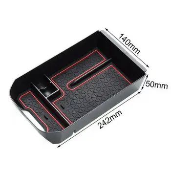 

Set Storage Box Tray Center Console Organizer For Toyota RAV4 2019-2020
