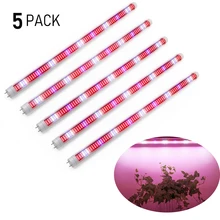 

XRYL 5 Pcs Led Grow Light Bar 60W Full Spectrum Led Plant Light Phyto Lamp For Speed Growing Indoor Plant Grow Tent Complete Kit