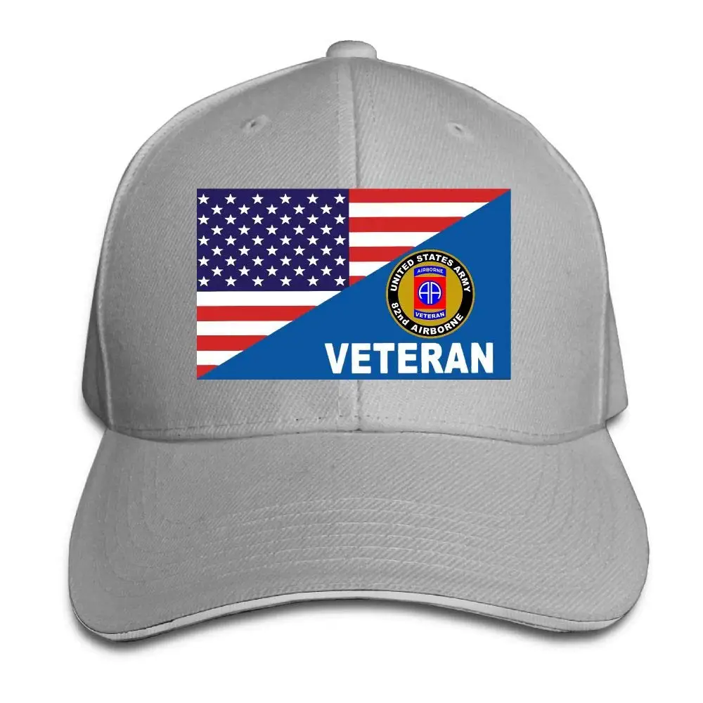 Ветеран армии США 82-й ВДВ американский флаг унисекс бейсбольная Кепка папа шляпа Регулируемая шляпа водителя грузовика уличная шляпа