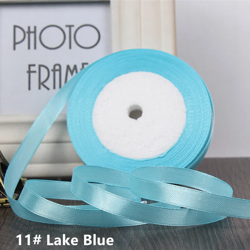 Elegant 25-Yard Grosgrain Satin Ribbon for DIY Wedding & Christmas Decorations, Crafting, Gift Wrapping, and Bow Making – 6mm to 50mm Width