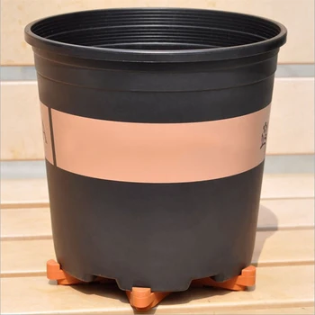 

12Pcs Creative Flower Plant Pot Feet Risers Plastic Pot Mat Invisible Plant Pots Risers Pad Garden Flower Pot Feet Decoration