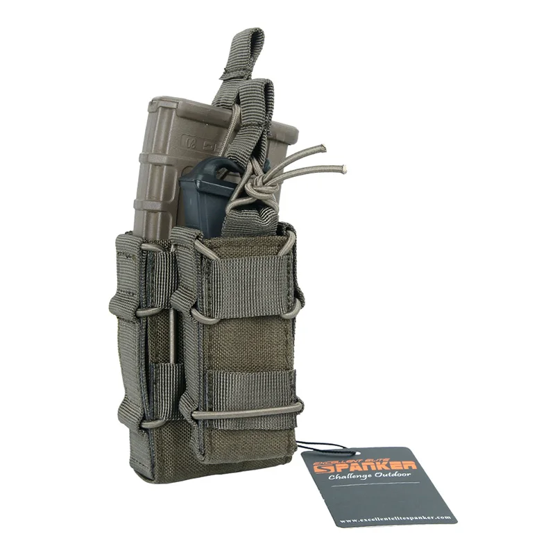 Отличный Элитный бизань EDC Открытый тактический двойной M4 подсумок Molle Пряжка охотничий военный зажим аксессуар