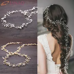 QIANAO 2019 западный свадебный модный головной убор для невесты ручной работы свадебная корона хрустальные жемчужные аксессуары для волос