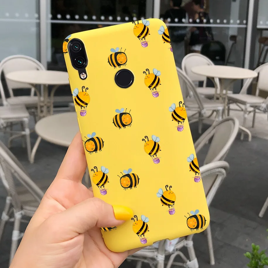 Stylish Bee Soft Silicone TPU Back Phone Case Cover