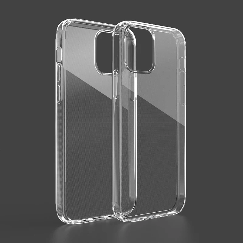 Silicone Soft Back Cover for iPhone 12 Mini 11 Pro XS Max SE XR 8 7 6 Plus Case Ultra Thin Clear Phone Case for iPhone 12 11 Pro