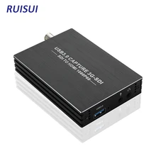 1080P 60Fps SDI HDMI Video Audio Capture Card USB 3.0 3G SDI Capture Card with HDMI Loopout for Game Streaming Video Recording