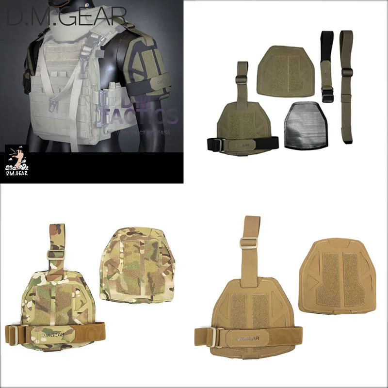 1 Pair Tactical Vest Shoulder Armor Pad Fcsk Avs Cpc Vest Universal ...