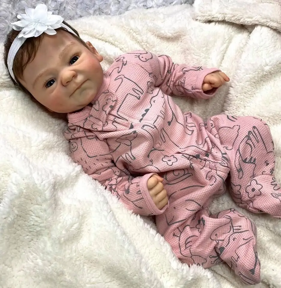 

19" soft reborn baby sleeping doll newborn bebe alive soft silicone dolls toy for children gift